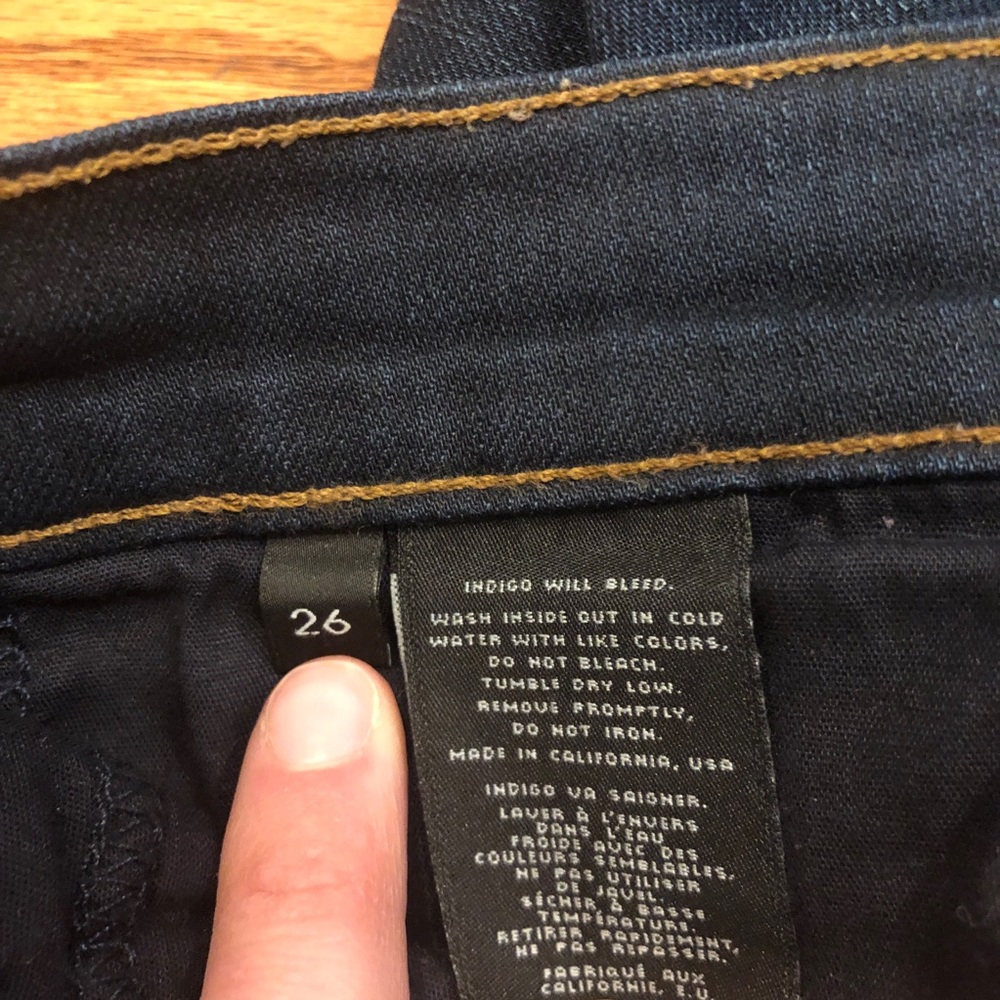 J Brand Mid Rise Rail Denim Jeans - Picture 6 of 7